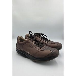 MBT Brown Leather Rocker Sneakers Shoes Walking Athletic 400126-04 Mens 9.5